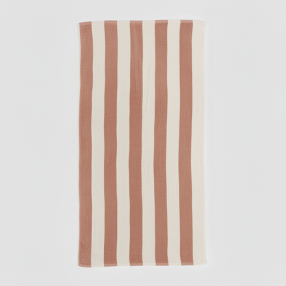 Toalla Playa Algodón 400gr Raya Caldera