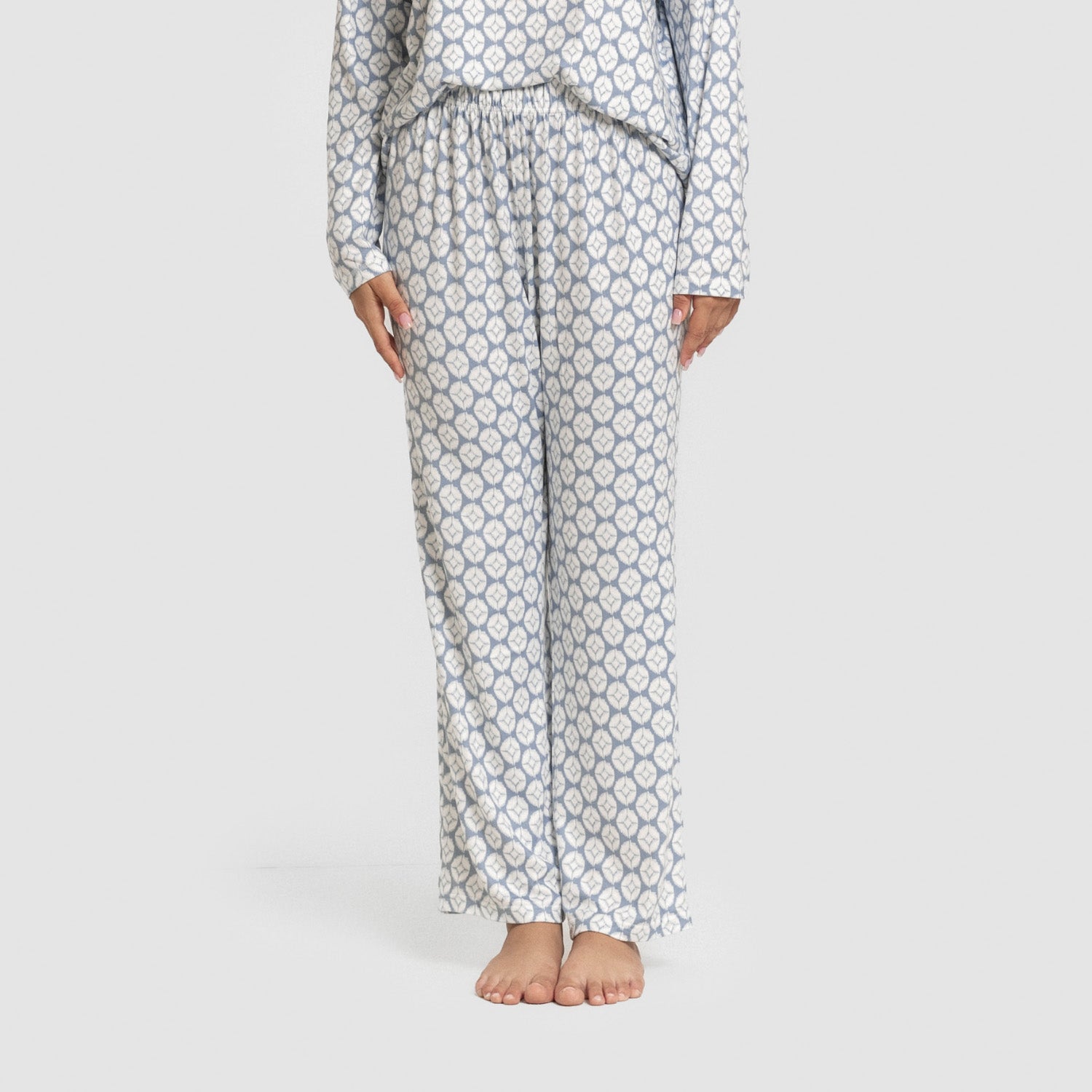 Pijama largo Secret mujer Fatuo indigo