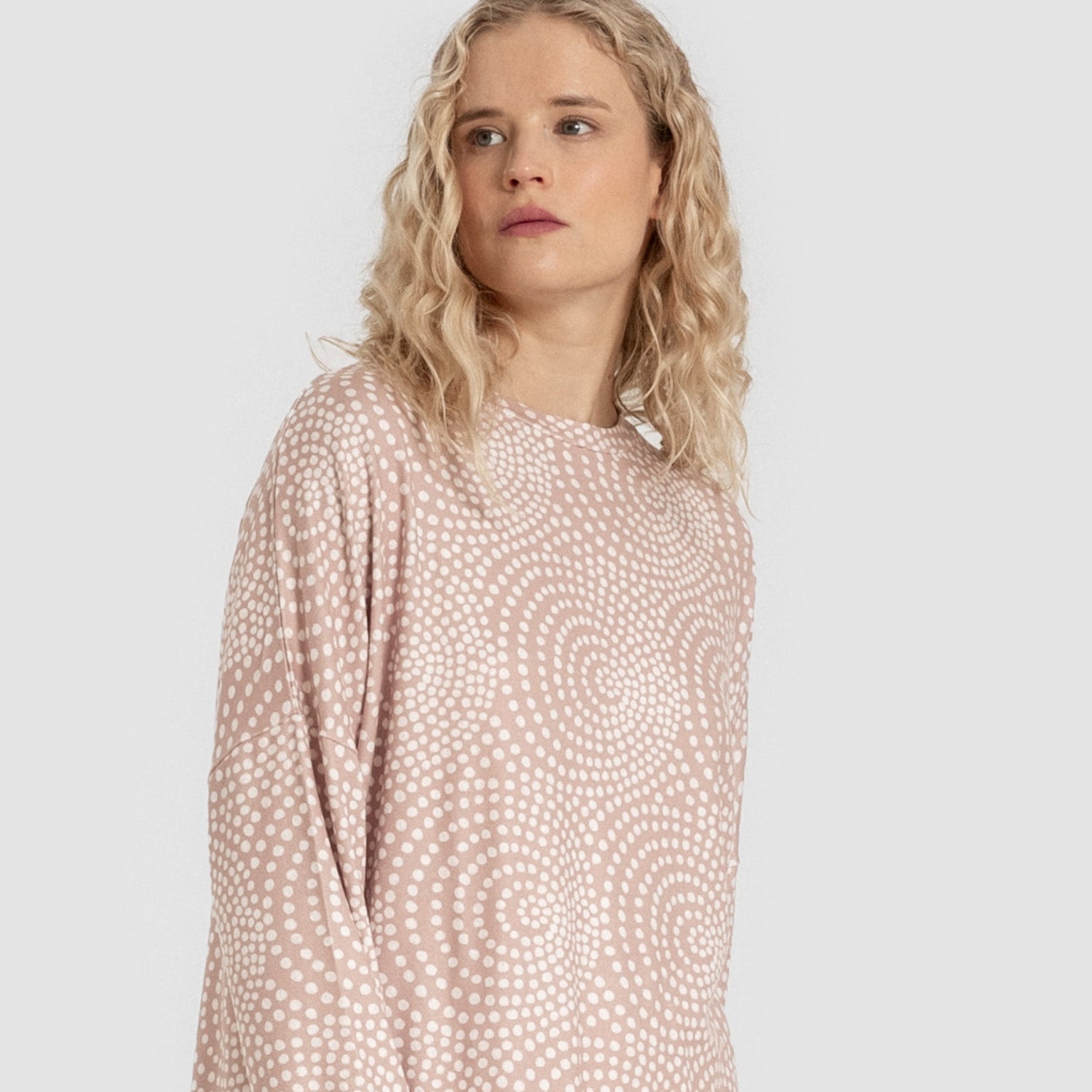 Pijama largo Secret mujer Katy malva rosa