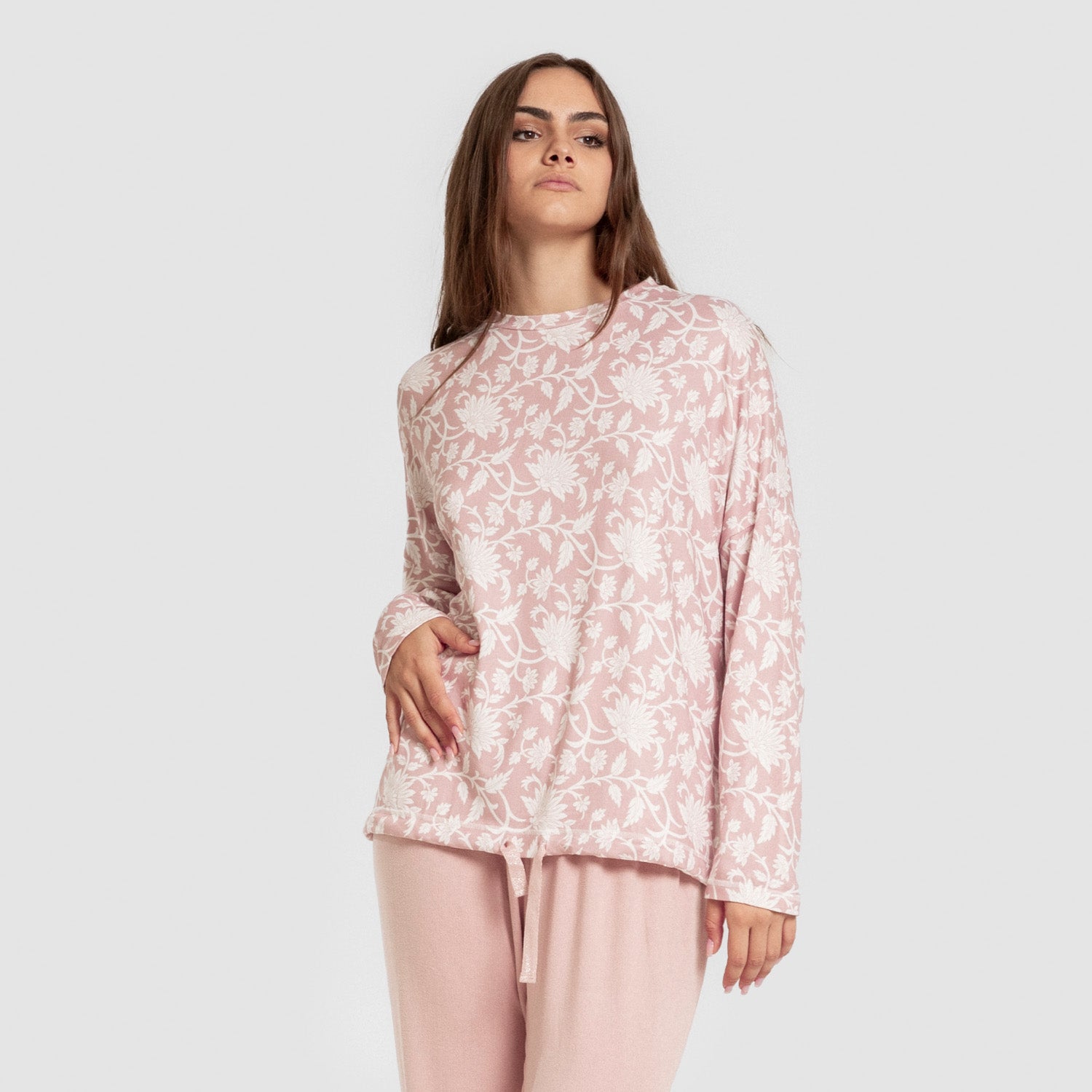 Pijama largo Secret mujer Amira rosette