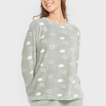 Pijama Coral Nube New Verde Tiffany