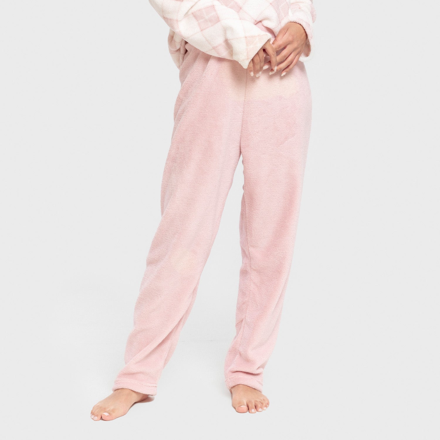 Pijama coral Cuadro Guima rosa