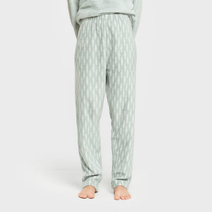 Pijama coral Espiga verde tiffany