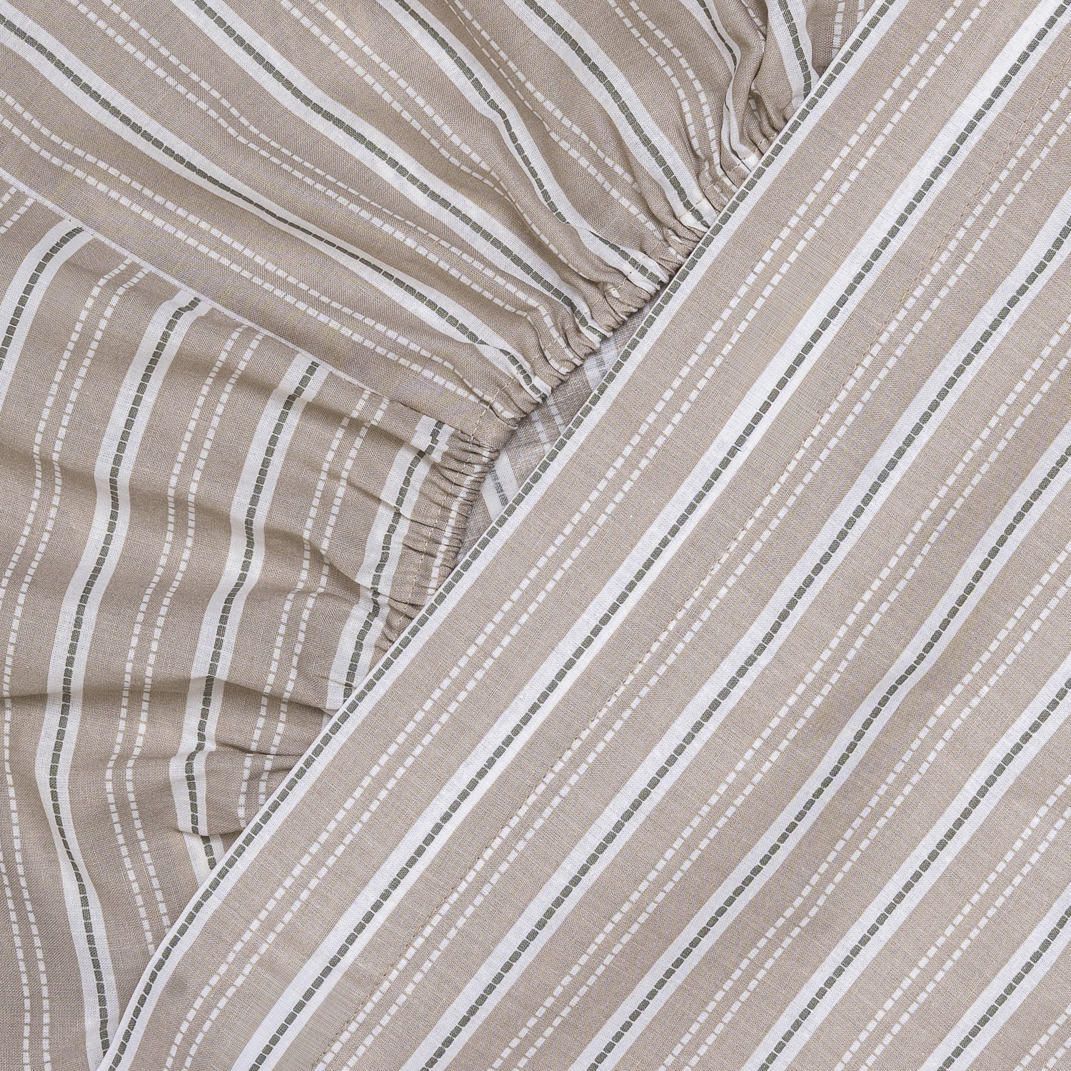 Jogo de lençóis de algodão Raya Sego verde keike