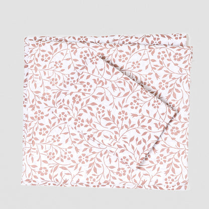 Jogo de lençóis de algodão Osaka rosa keike